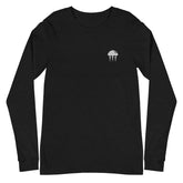 Embroidered Long-sleeve Tee - Classic White Jelly